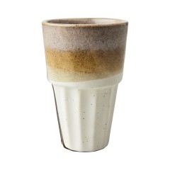 CUP MAMA MEDIUM WHITE BRONZE 